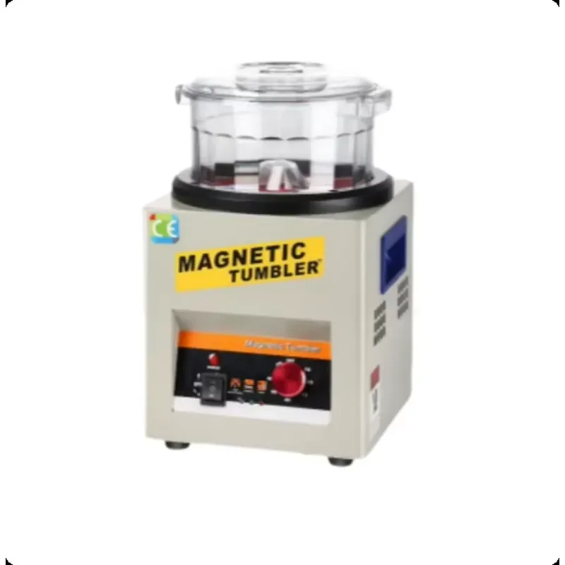Magnetic Polishing Machine Applied to Jewellery Silver Copper Metal Deburring Tumbler for Rust Metal Parts Grinding