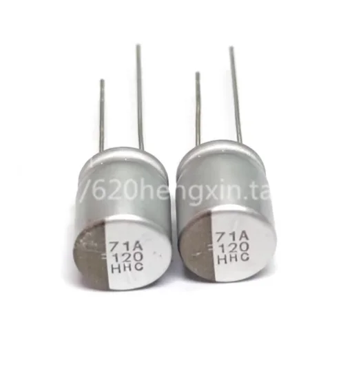 

20pcs/lot Original japan Nippon 50V 120UF HSC 10X12.5mm Solid Aluminum Capacitor free shipping