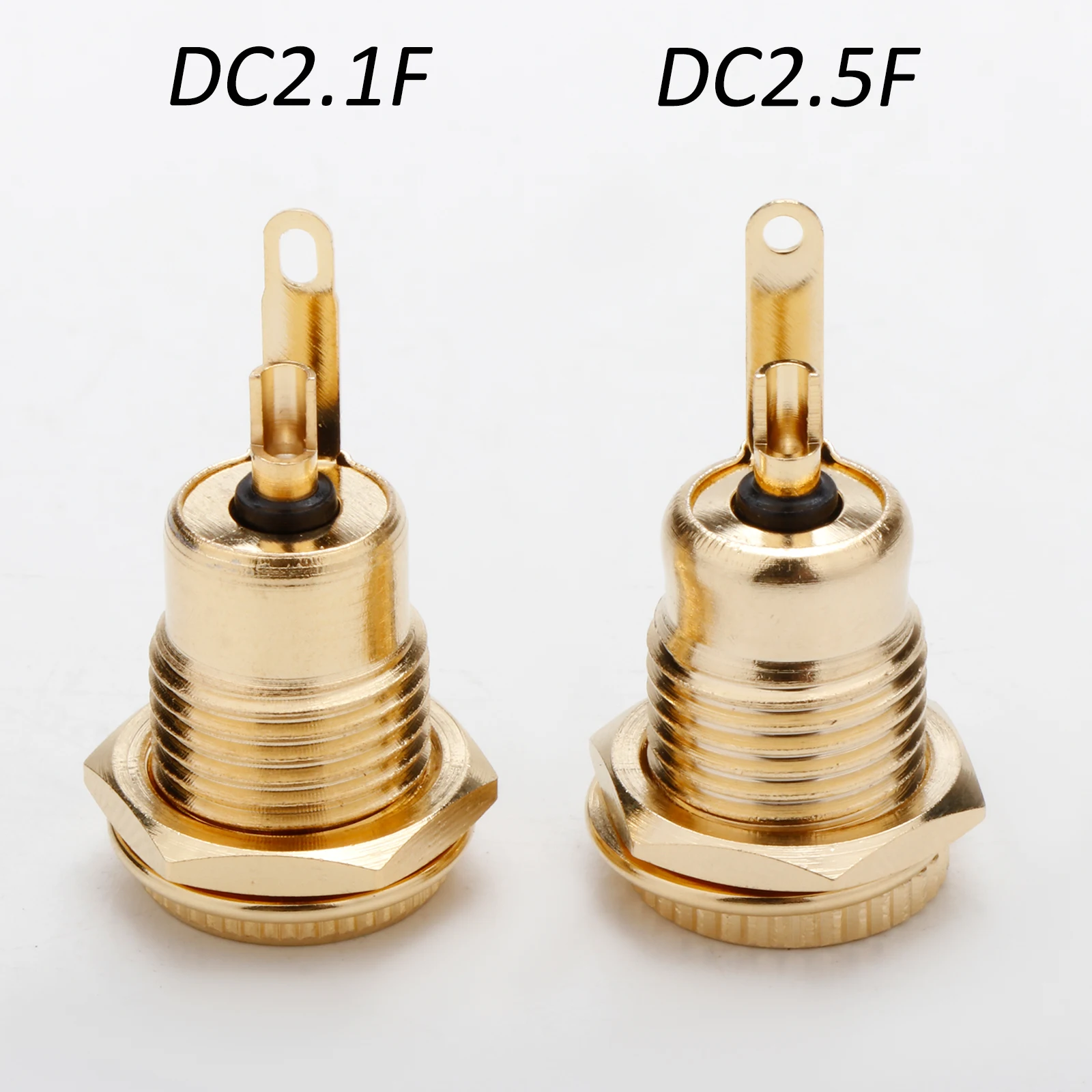 Hifi Audio DC Buchse DC21 DC25 Buchse Buchse Buchse Montage Metall 30V 10a DC Stroma schluss 5.5*2,1mm 5.5*2,5mm – Detail 3