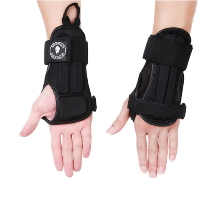 Eva Wrist Brace Compression Hand Support Gloves Skateboard Palm Guard Roller Skating For Skiing Balance Bike Sports Universal