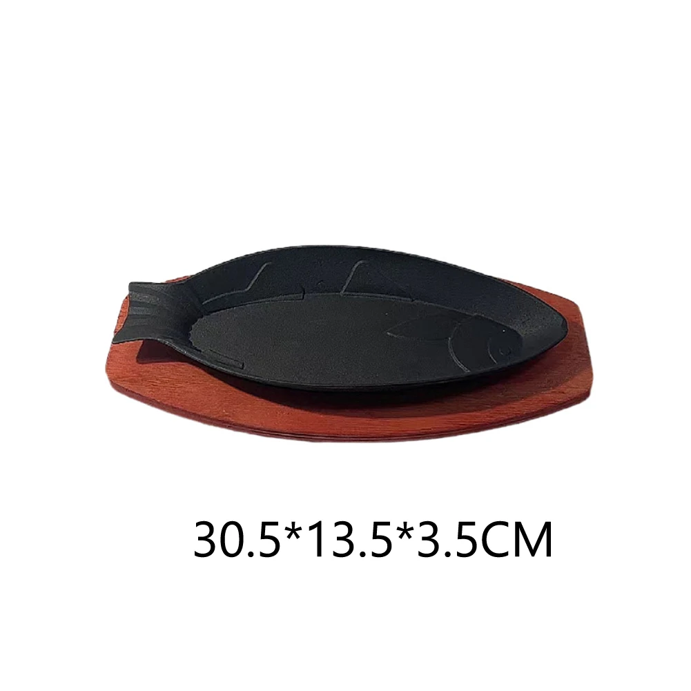 Cast Iron Korean BBQ Grill Pan in Fish Shape for Traditional Grilled Fish Preparation and For Cooking Performance