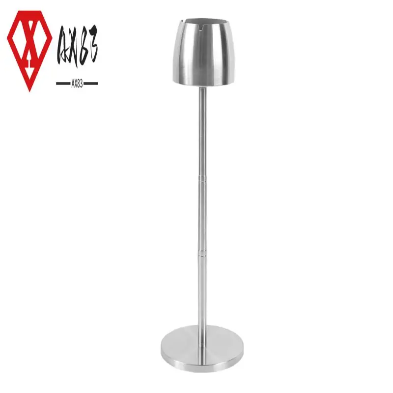 

AX83-телескопическая пепельница из нержавеющей стали, напольная пепельница, портативная металлическая большая ветрозащитная пепельница, аксессуары для курения