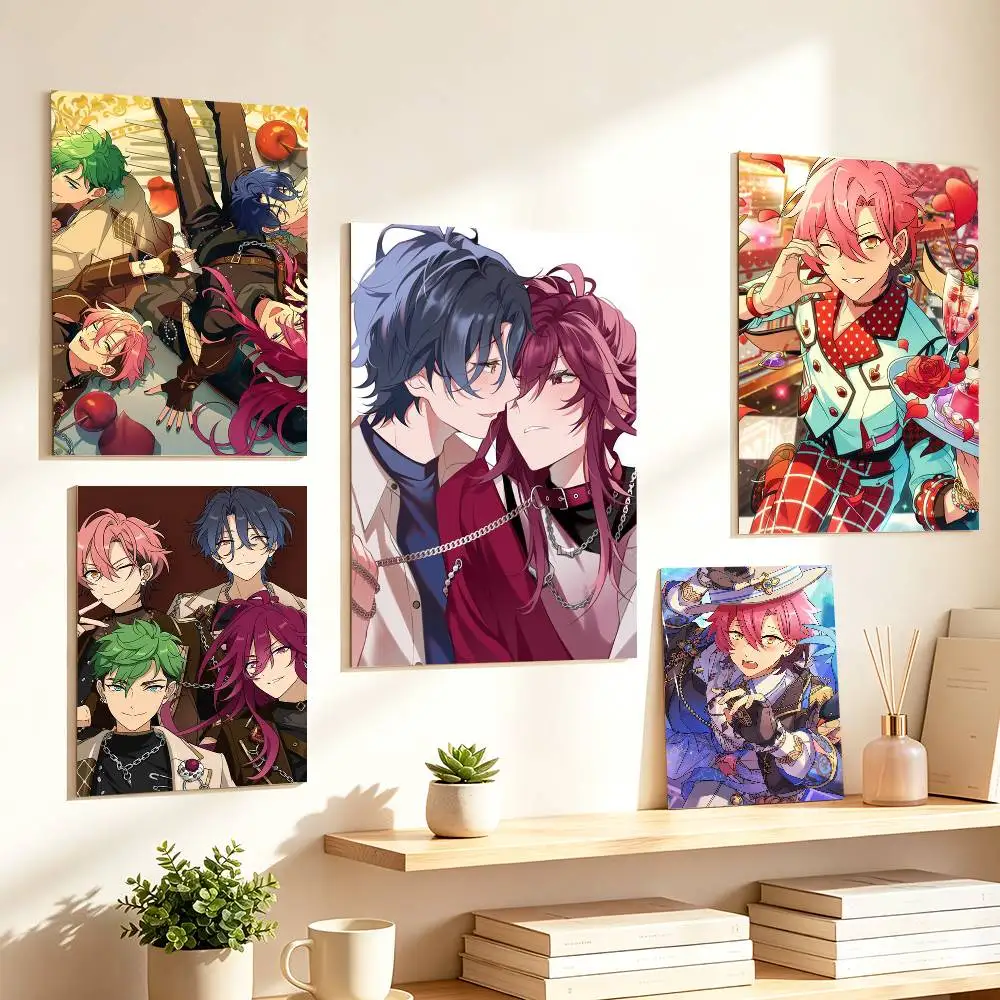 COOL M-MELLOW DEAR Enstars Poster HD Self Adhesive Waterproof Wall Art Ideal for Home Office Dorm Gift
