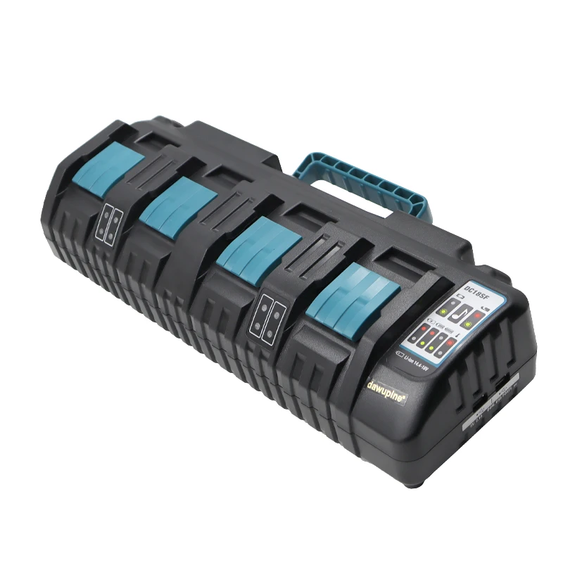 DC18SF 4Port Li-ion Battery Charger For Makita BL1430 BL1830 14.4V 18V USB Charging Mobile Phone Power Bank DC18RE DC18RD DC18RF