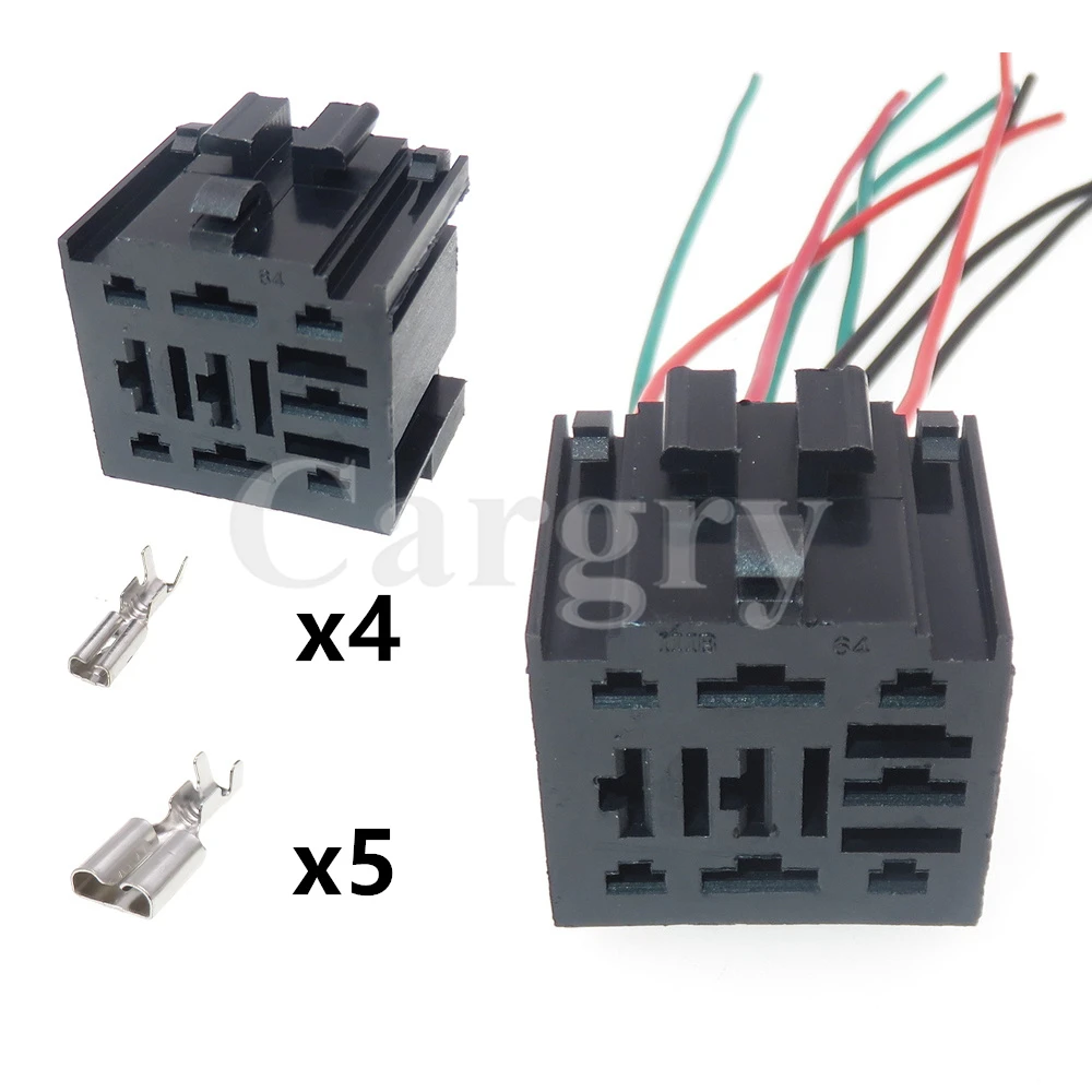 1 Set 9P 161937501B Car Relay Connector Automobile Fuse Sockets AC Assembly Auto Modification Plugs Accessories