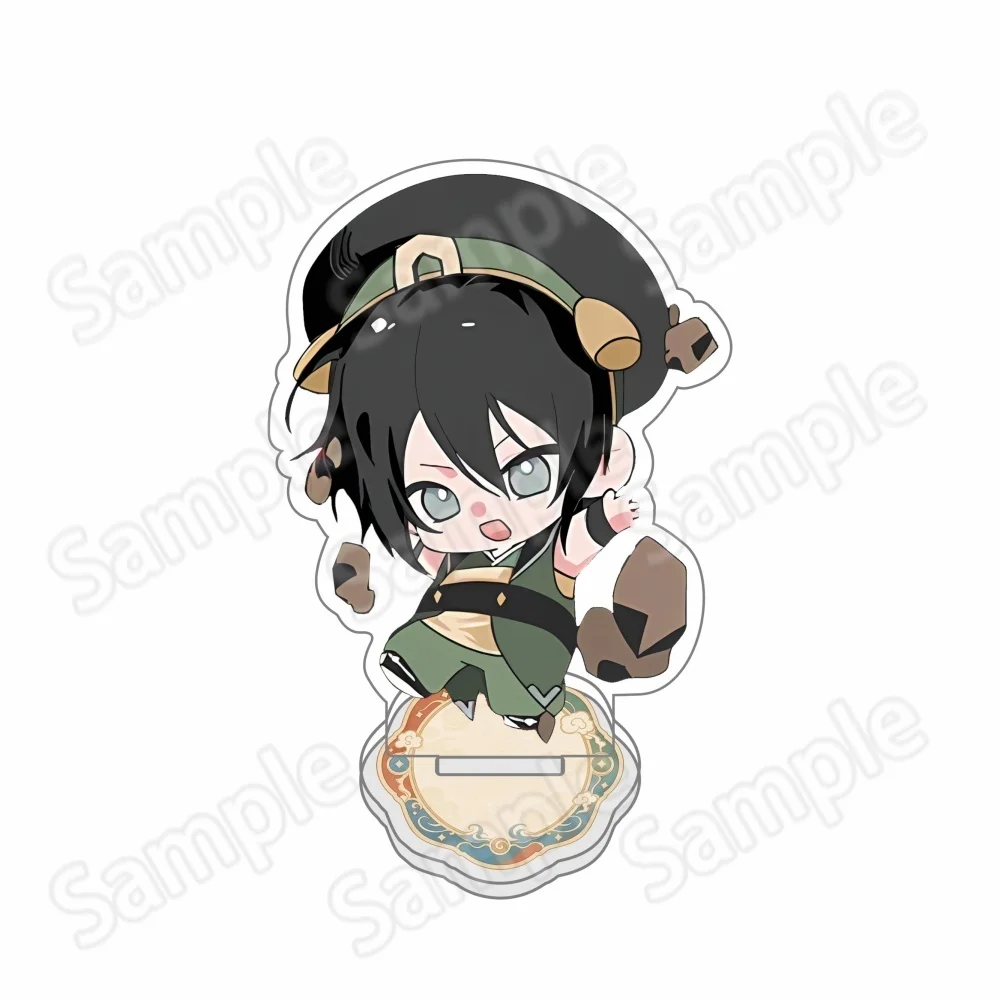 Anime Figure Avatar The Last Airbende Acrylic Stand10cm Earth Rocks Control Cute Desk Ornament Fans Cosplay Gift Keychain
