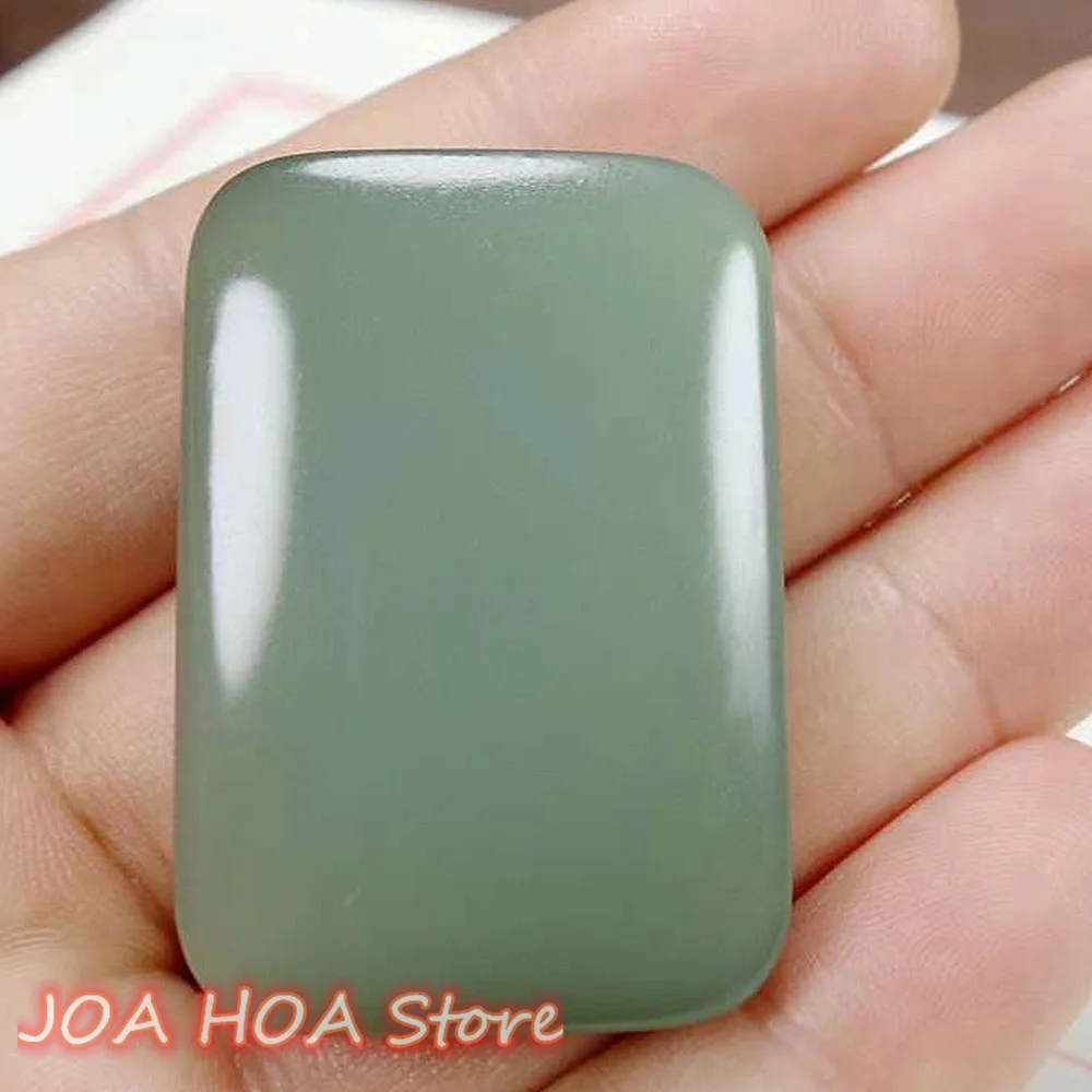 Real Genuine Certified Natural Hetian Jade Wishing Hand-Carving Pendant Flawless Necklace Delicate Chain Jewelry Fine Hewelry