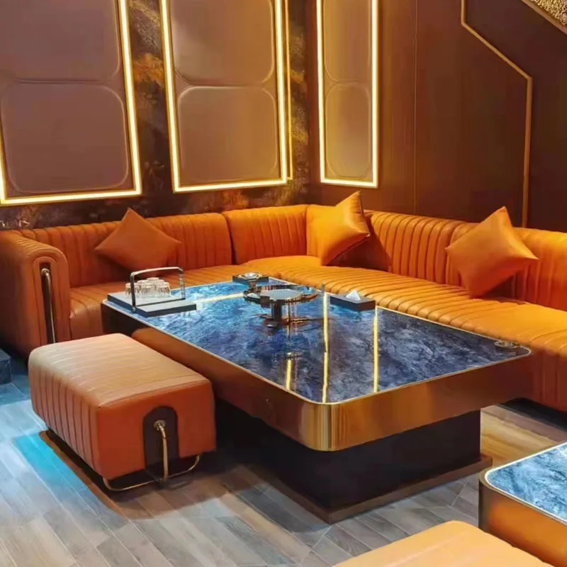 Ktv Booth, Sofa Private Room, Lounge, Coffee Table, Nightclub, Concert Hall, U-shaped Bar, Corner Practice Room, Family