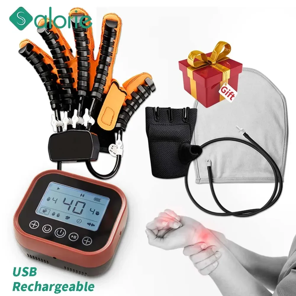 Hand Rehabilitation Robot Gloves Hand Massager Rehabilitation Training Equipment Finger Exercise Stroke Hemiplegia Exerciser