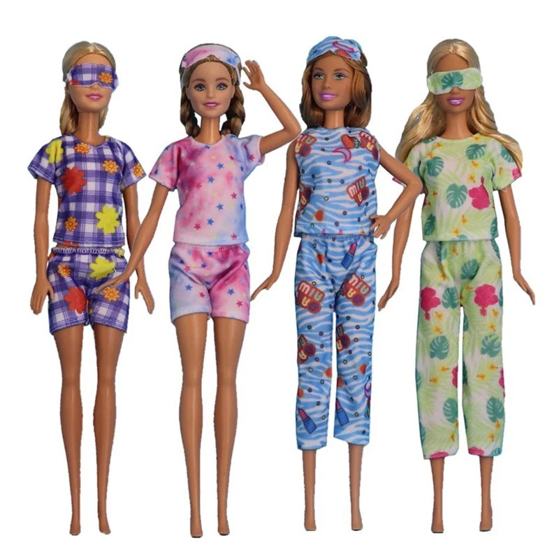 

Doll Pajamas Nightgown Daily Casual Wear Nightgowns Fit FR Doll Kurhn Doll for Barbie 28-30cm Doll Accessories Girl's DIY Toys