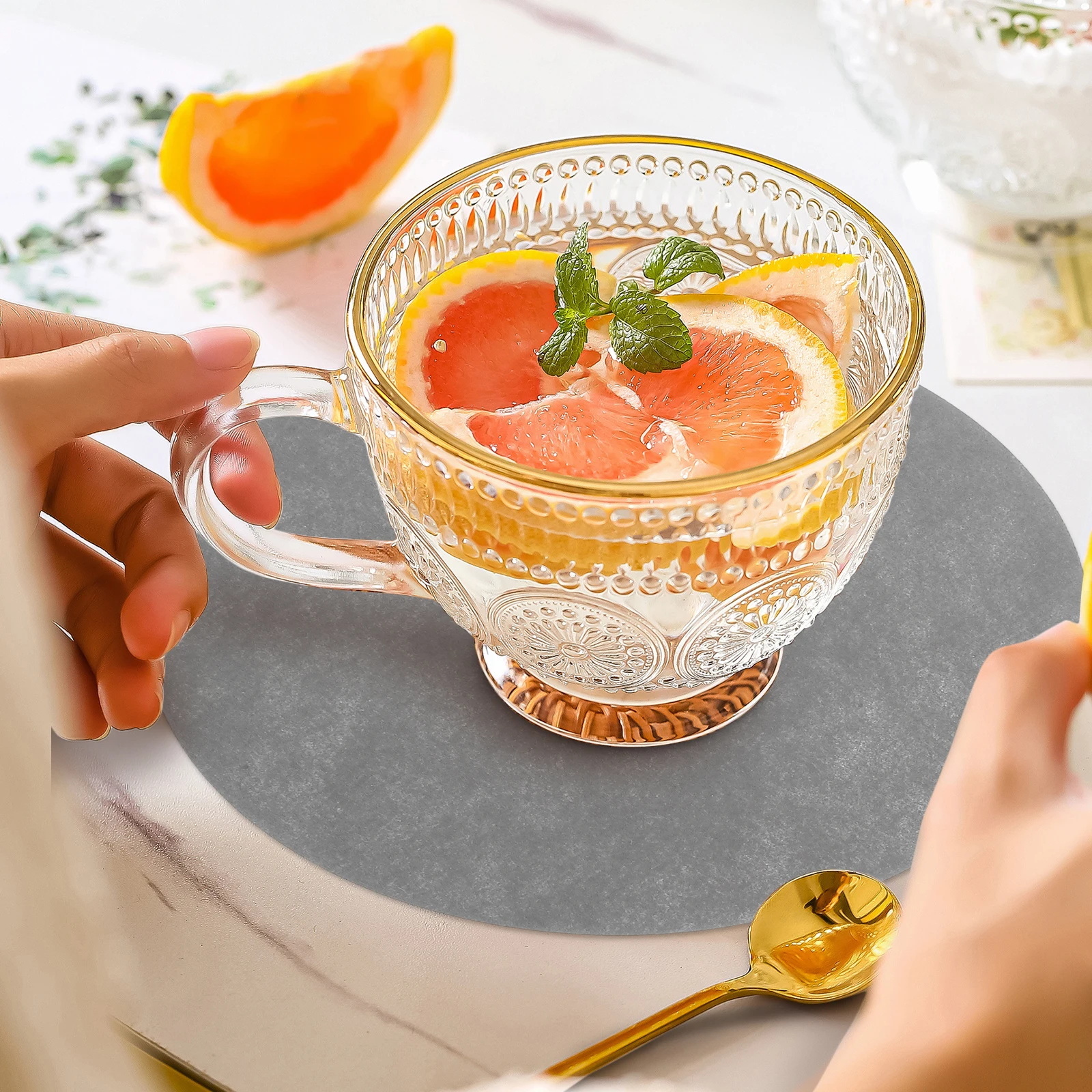 

72 шт., фетровая подставка для подноса для еды, защитные пленки, разделители для посуды, штабелируемые для хранения, многоразовая мягкая керамика, теплоизоляция, легко чистится