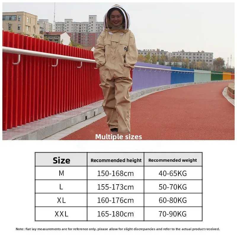 

Одежда для защиты от пчеловодства, цельная водонепроницаемая одежда для защиты от пчеловодства, дышащая одежда для всего тела, утолщенная одежда для пчеловодства