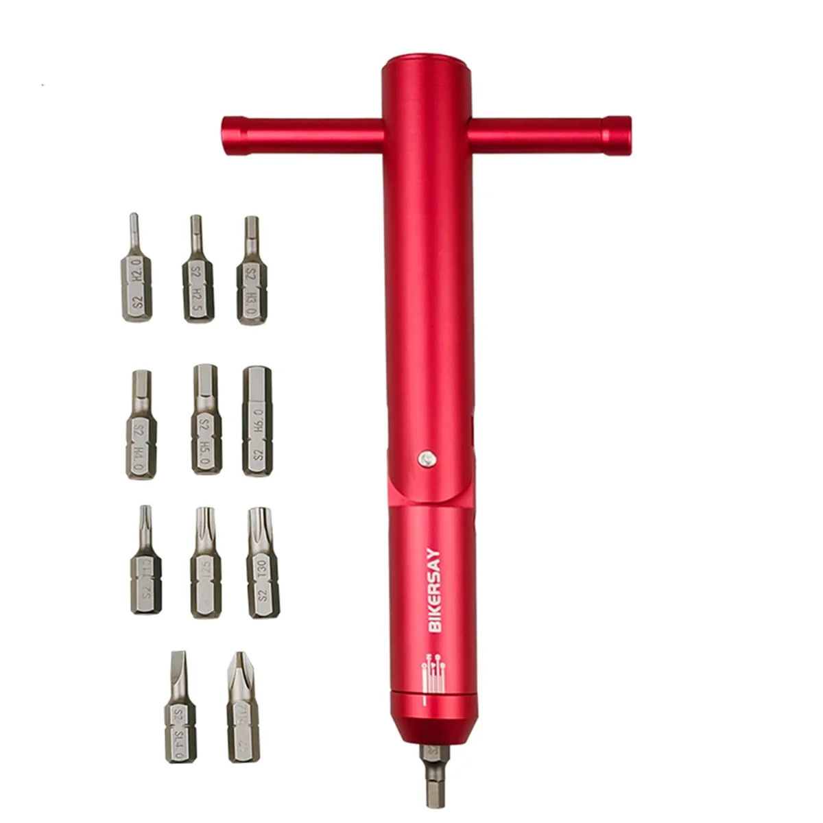 BIKERSAY Torque Wrench 2-8Nm Bicycle Repair Maintenance Spanner Hand Tools Kit for Cycling Vehicle Bike Accessories-Red