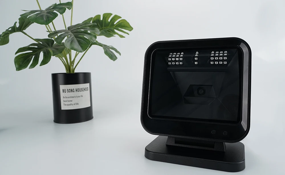 KEFAR New Desktop Handsfree Onmi-direction Bar Code Scanner Table Top Code Reader High Performance 2D QR Code Barcode Scanner