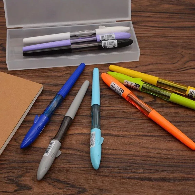 JINHAO Shark Fountain Pen 0.4mm Nib School Supplies Office Ink Pen Two Ink Absorption Methods Writing Calligraphy Pen Stationery view 6
