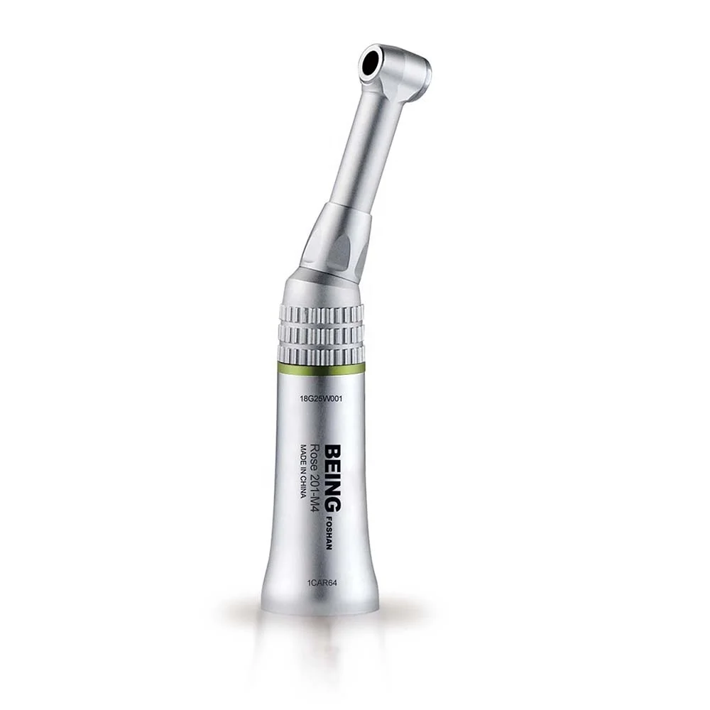 Being Den  tal Clinic Products 16:1 Reduction Contra Angle Surgical Push Button Den tal Laboratory Handpiece with External Spray