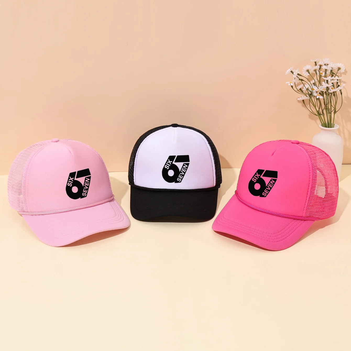 1/2PC mesh baseball cap, breathable and sweat resistant, adj