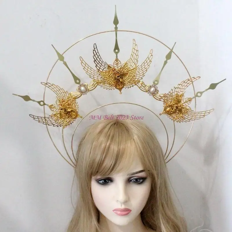 49ME Barroca Diadema Bricolaje Vintage Bricolaje Material