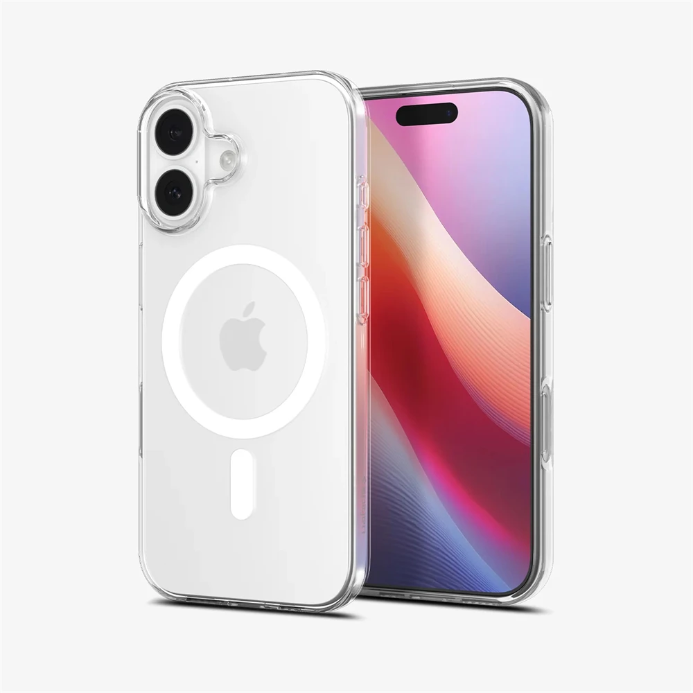 Coque Spigen Ultra Hybrid MagFit TPU anti-jaunissement pour iPhone 17 Pro Max 16 15 Plus 14 13 12 17 Air compatible Magsafe