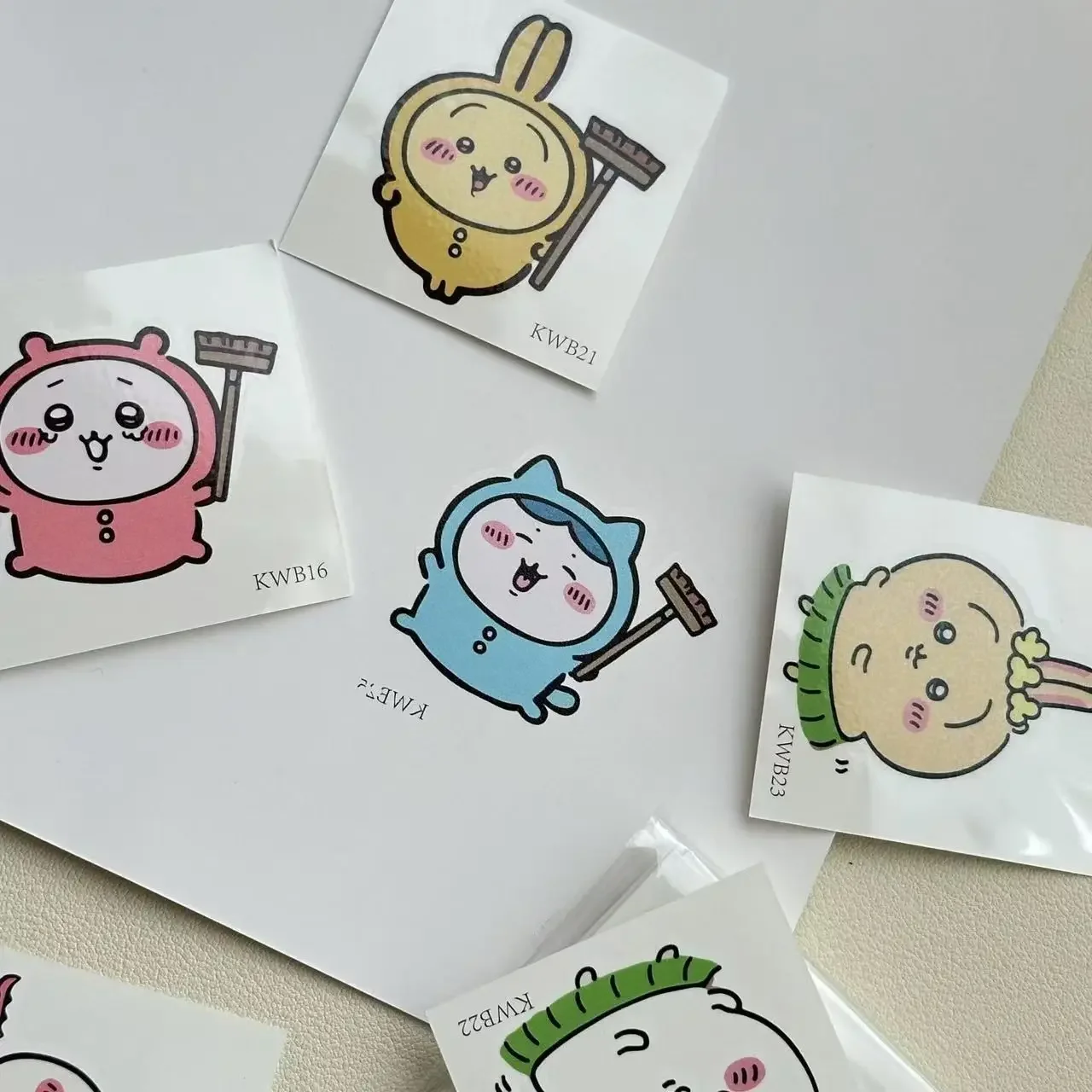 Temporary Tattoo Chiikawa Usagi Hachiware Waterproof Long Lasting Self Adhesive Kawaii Cute Anime Cartoon Arm Body Art Sticker