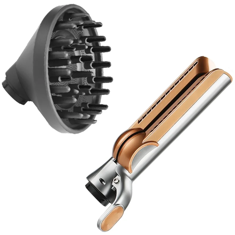 

ABZA-Styler Diffuser& Straightener Attachments For Dyson Airwrap HS01 HS05 HS08 Attahcments For Smooth Hair Style And Hair Curli