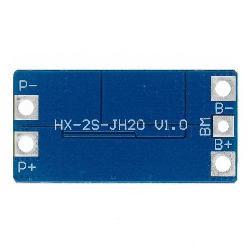 Placa de protección de batería de litio de 7,4 V, dos cuerdas, 8,4 V con función de equilibrio, sobrecarga, corriente de trabajo de 10A