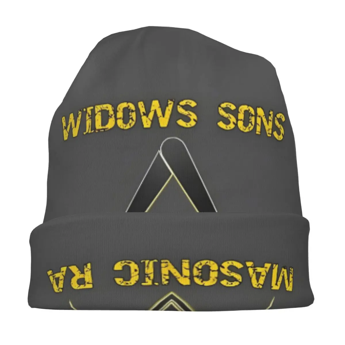 Widows Sons Masonic Mra Freemason Caps Cool Men Women Outdoor Skullies Beanies Hat Spring Warm Multifunction Bonnet