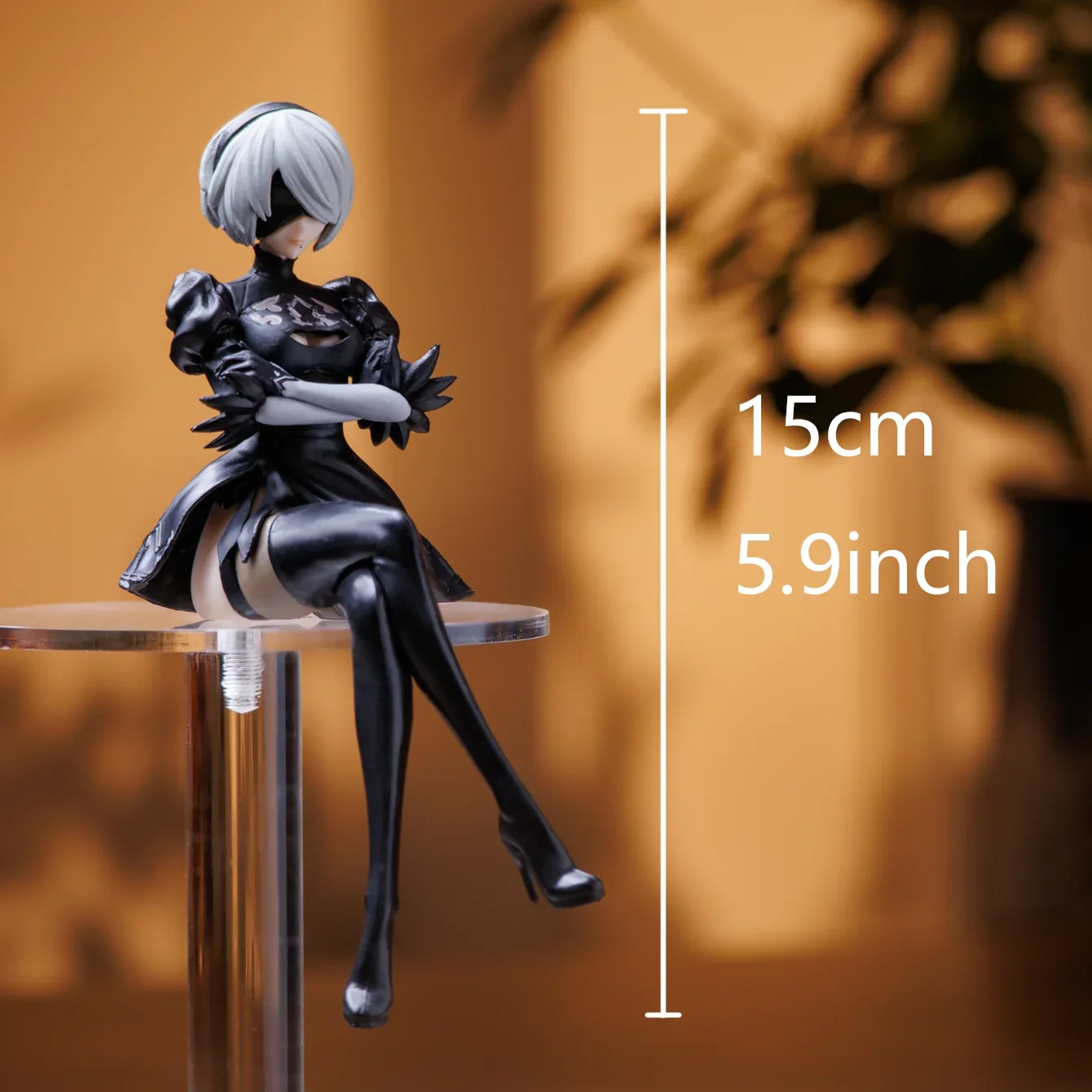 Auf Lager 13-15cm Schwarz-Weiß Brandneue Figur, PVC-Sitzmodell, Sammlerstück, Geschenkspielzeug, Neujahrs- und Feiertagsgeschenk – Detail 13