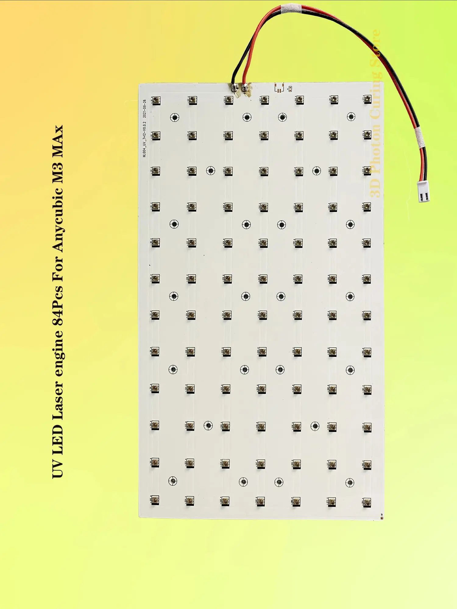 uv led laser engine 84Pcs For Anycubic M3 Max 3d printer 13.6 inch luminous light board 405nm stereolithography painting uvled