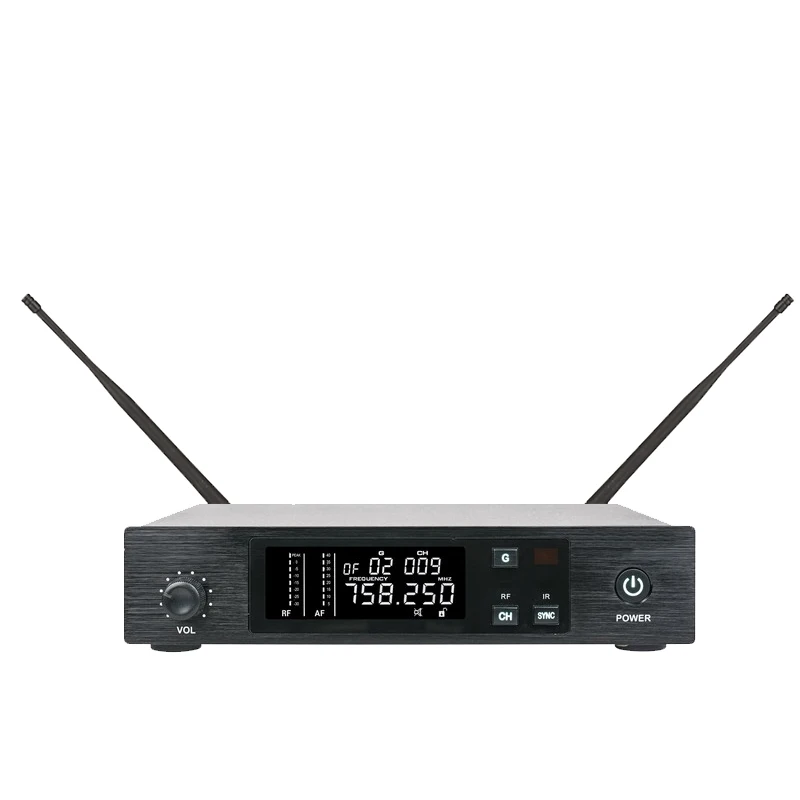 QLX UHF 디지털 무선 악기 카디오이드 마이크 가라오케 무대 성능 구즈넥 악기 Mic MiCWL D100, 카디오이드 마이크로폰
