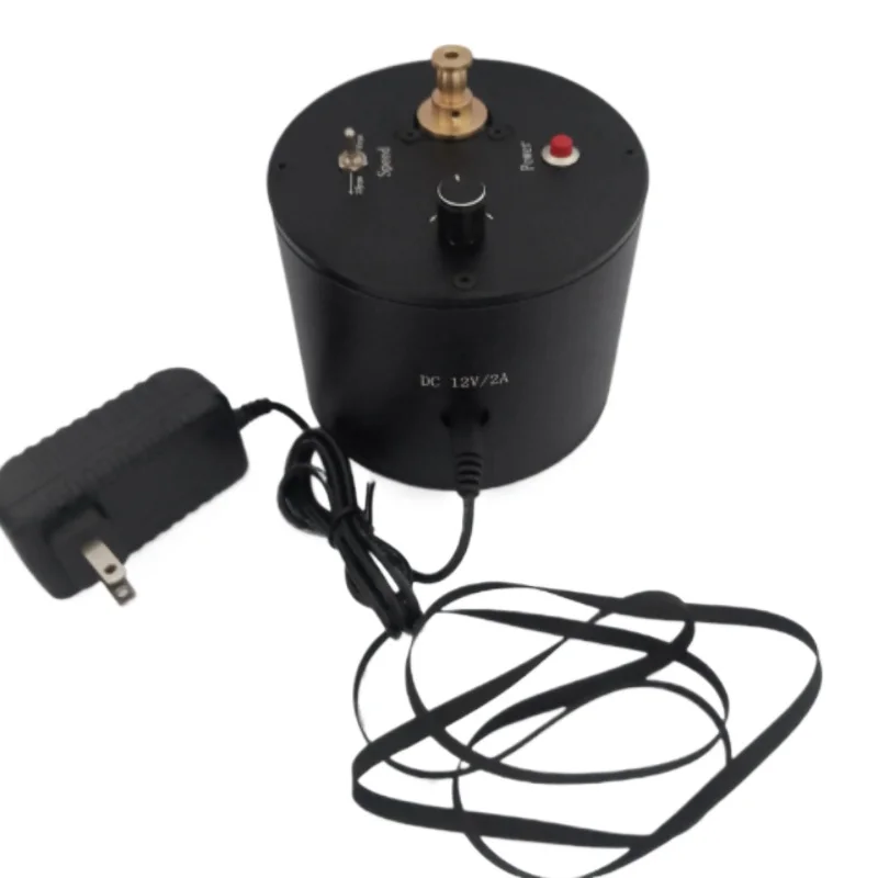 Single Chip Microcontroller Controlled Speed Regulation with Professional External Vinyl Tape Recorder Driver Motor Brushless