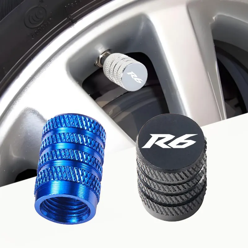 دراجة نارية عجلة الاطارات أجزاء صمام الجذعية قبعات غطاء الملحقات لياماها YZF R6 ياماها YZF-R6 #1