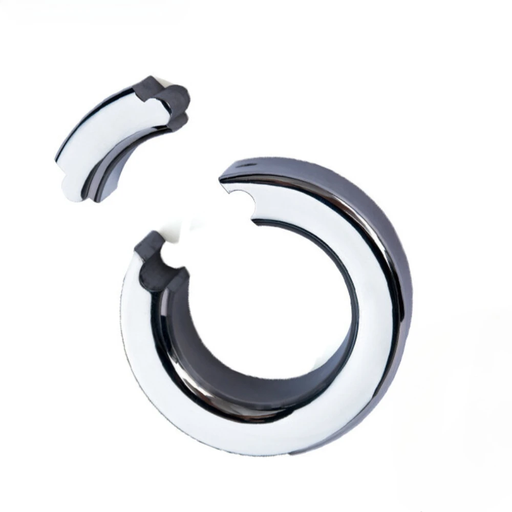 Male Scrotum Lock Rings Delay Ejaculation Steel Stainless Delay Ejaculation for adult sex toys