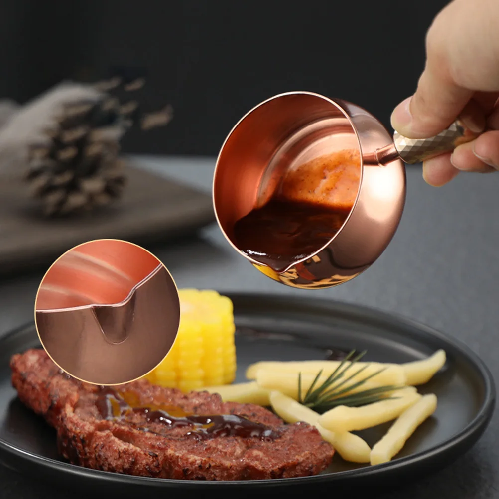 

Stainless Steel Sauce Cups Small Size Rose Gold 304 Material Dipping Cup Condiment Bowl Sauce Dispenser Easy Clean Corrosion