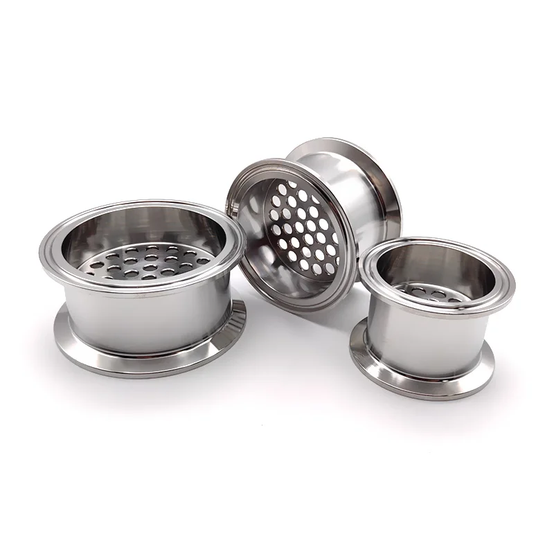 

Beer Extractor Filter Plate SS304 Sanitary Stainless Steel 1.5" 2" 3" 4"6" Tri Clamp For Homebrew Distillation Accessories