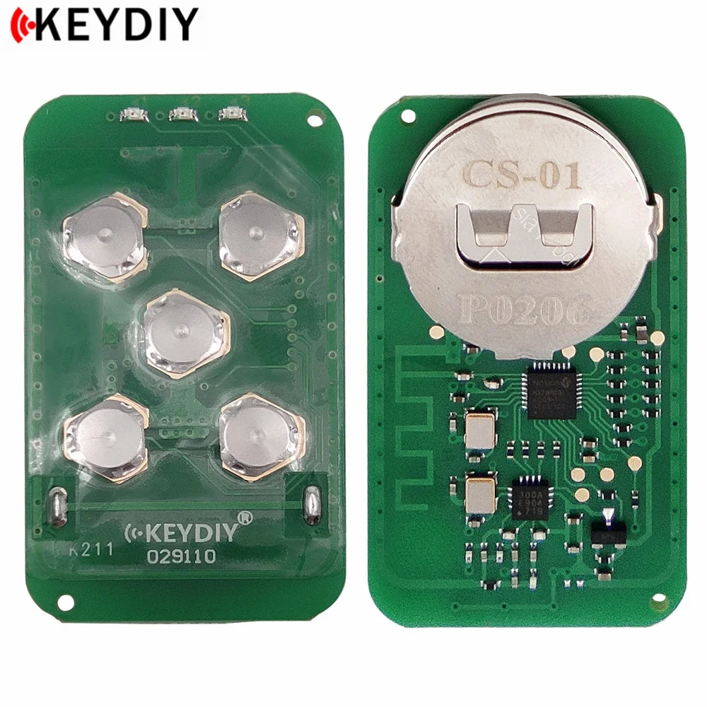 5PCS/LOT KEYDIY KD CS01 Cloud All-in-one Face To Face Copy General Garage Door Fixed/Rolling Remote 225-915Mhz By Bluetooth