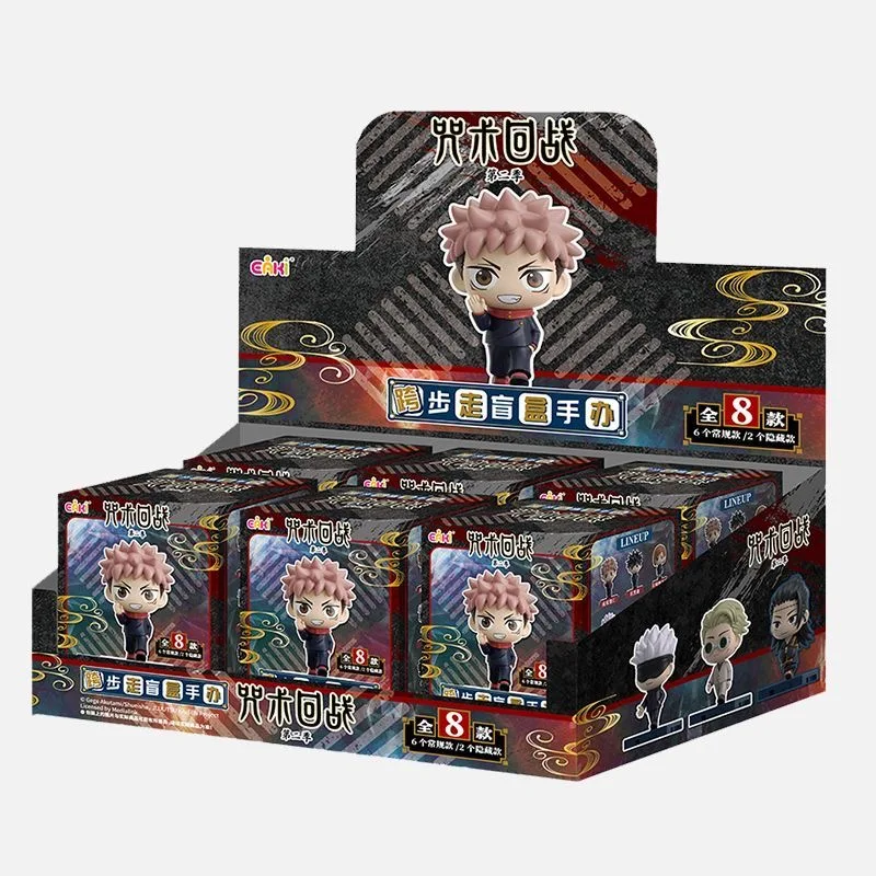 

2026 Hot Selling Jujube Kaisen Step Blind Box Anime Red Cliff Character Surprise Mystery Box Series Toy Gifts