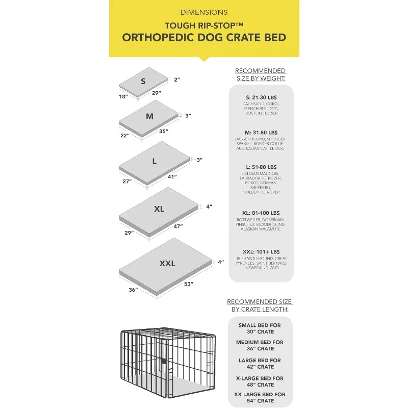 Tough Orthopedic Crate Bed 4