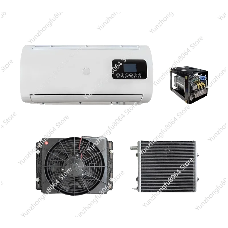 

Silent Parking Air Conditioner 12V Refrigeration Modified Frequency Conversion Hidden 48V Truck Bed Car 24V Car Air Conditioner
