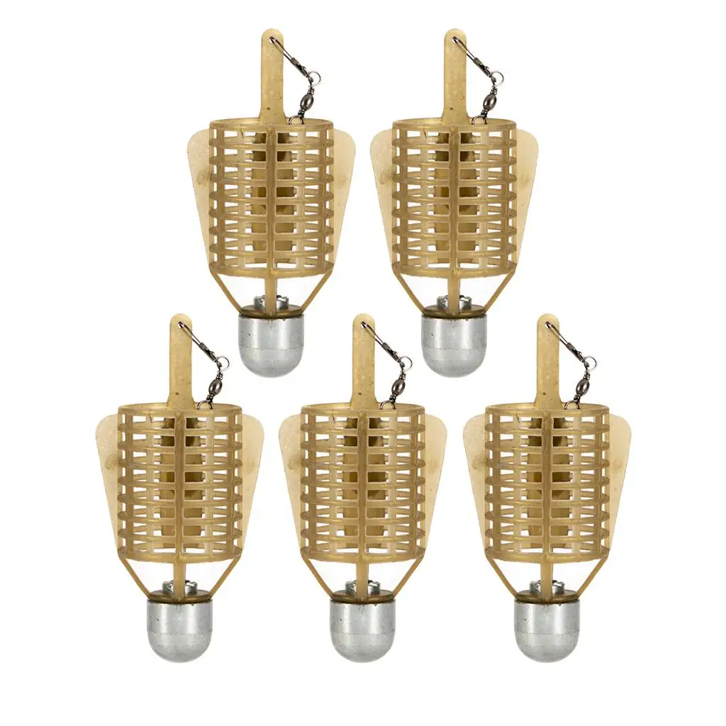 Fishing Cage Portable Basket Lures Feeder Lightweight Fishing Accessories for Boat Fishing view 2