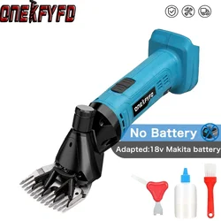 Wireless 6 speed 13 teeth Electric Wool Shears Clipper Machine Animal Goat Hair Clipper Sheep Shearing For Makita 18V  Battery