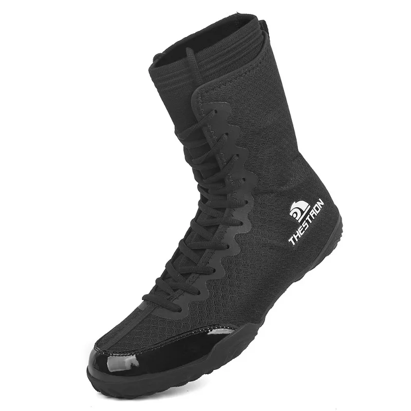 Zapatos de boxeo profesionales para hombre, zapatos deportivos de lucha transpirables, zapatos de entrenamiento de gimnasia de diseñador de marca para hombre, calzado de gimnasio