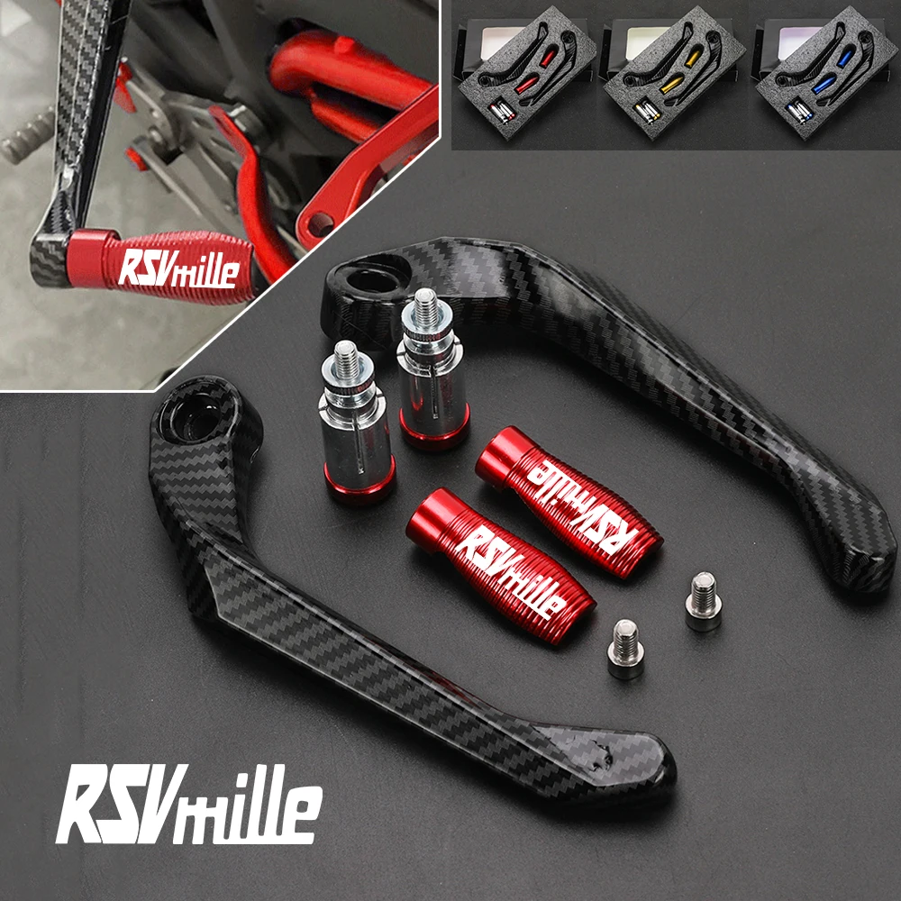 FOR APRILIA RSV MILLE RSVMILLE 1999-2008 2007 2006 2005 2004 2003 Handlebar Grips Guard Brake Clutch Lever Protector Motorcycle