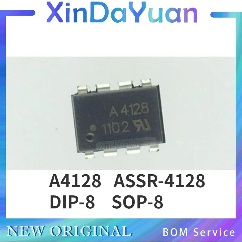 5 pcs A4128   ASSR-4128  DIP-8  SOP-8  Optocoupler Solid-state Relay