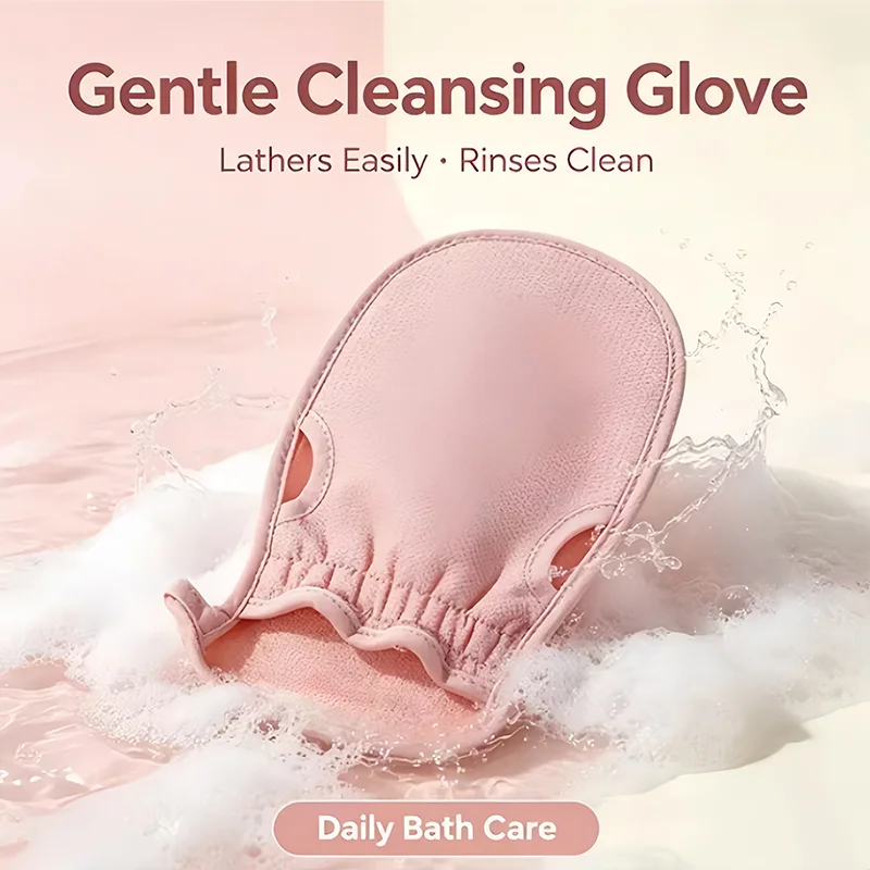 1Pcs Bath for Peeling SPA Exfoliating Shower Brush Body Cleaning Scrub Mitt Rub Dead Skin Gloves Shower Towel Foam Body