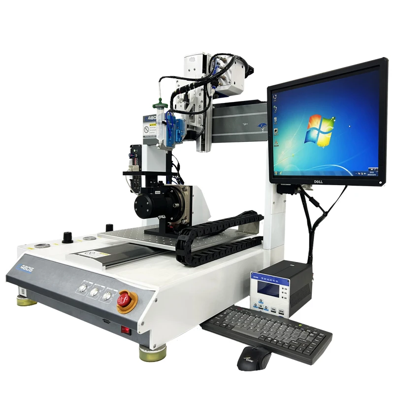 5 Axis desktop high precision ccd visual automatic epoxy resin liquid silicone adhesive glue dispenser dispensing machine robot