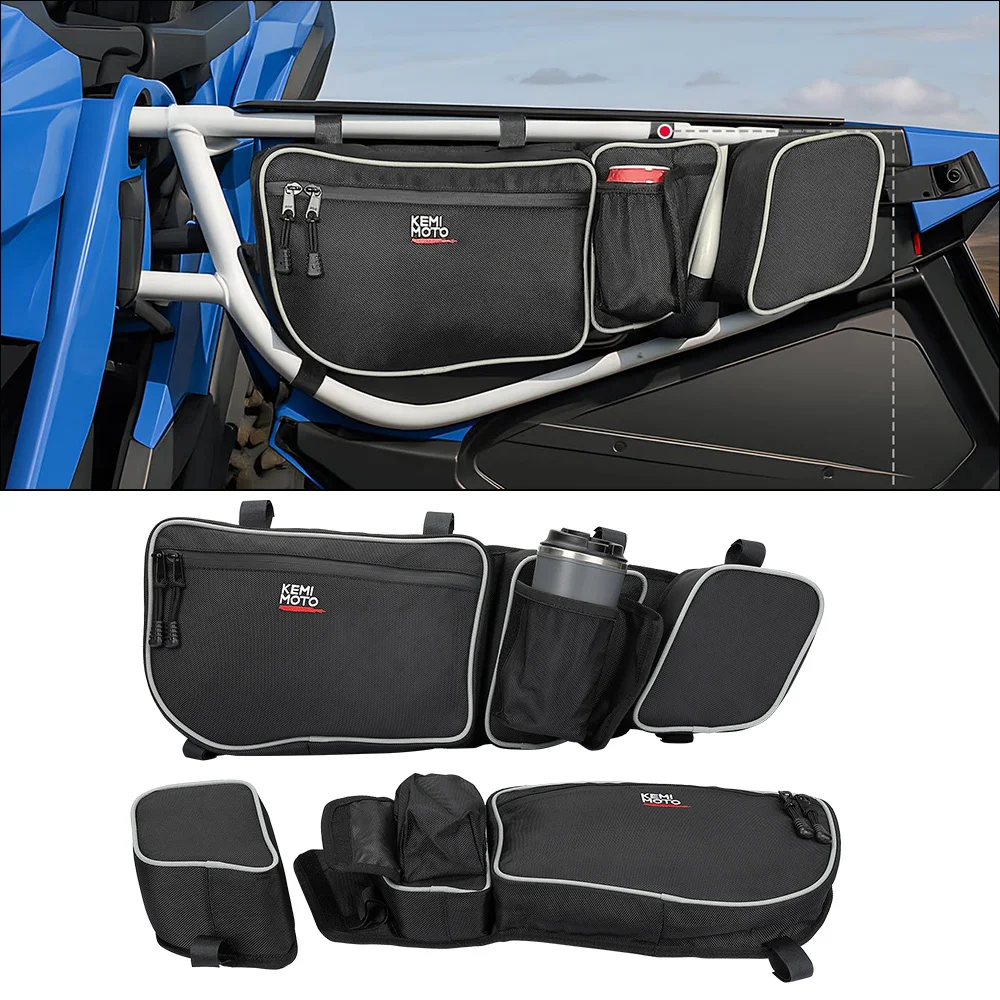 

Side Storage Door Bag with Knee Pad For Can-am Maverick X3 Max R RR 4x4 XMR XDS XRC XRS DS RS Turbo DPS 900 HO 2017+ 2/4 Doors