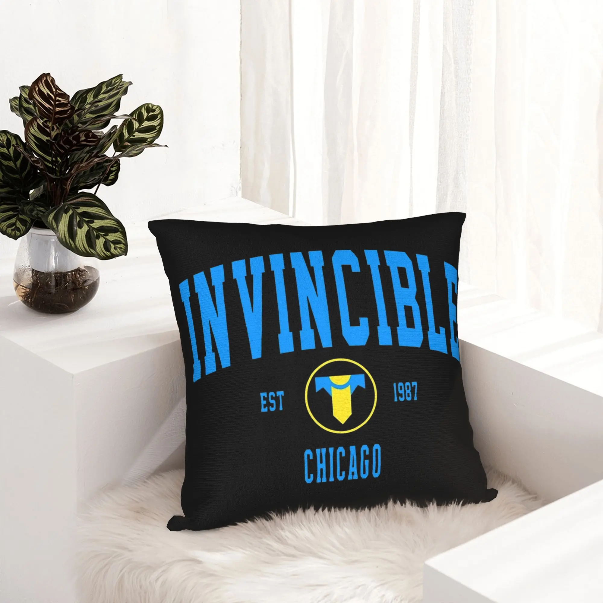 TV Series Invincible 90s Pillowcase Printing Polyester Cushion Cover Decor  Pillow Case Cover Car Wholesale 40*40cm