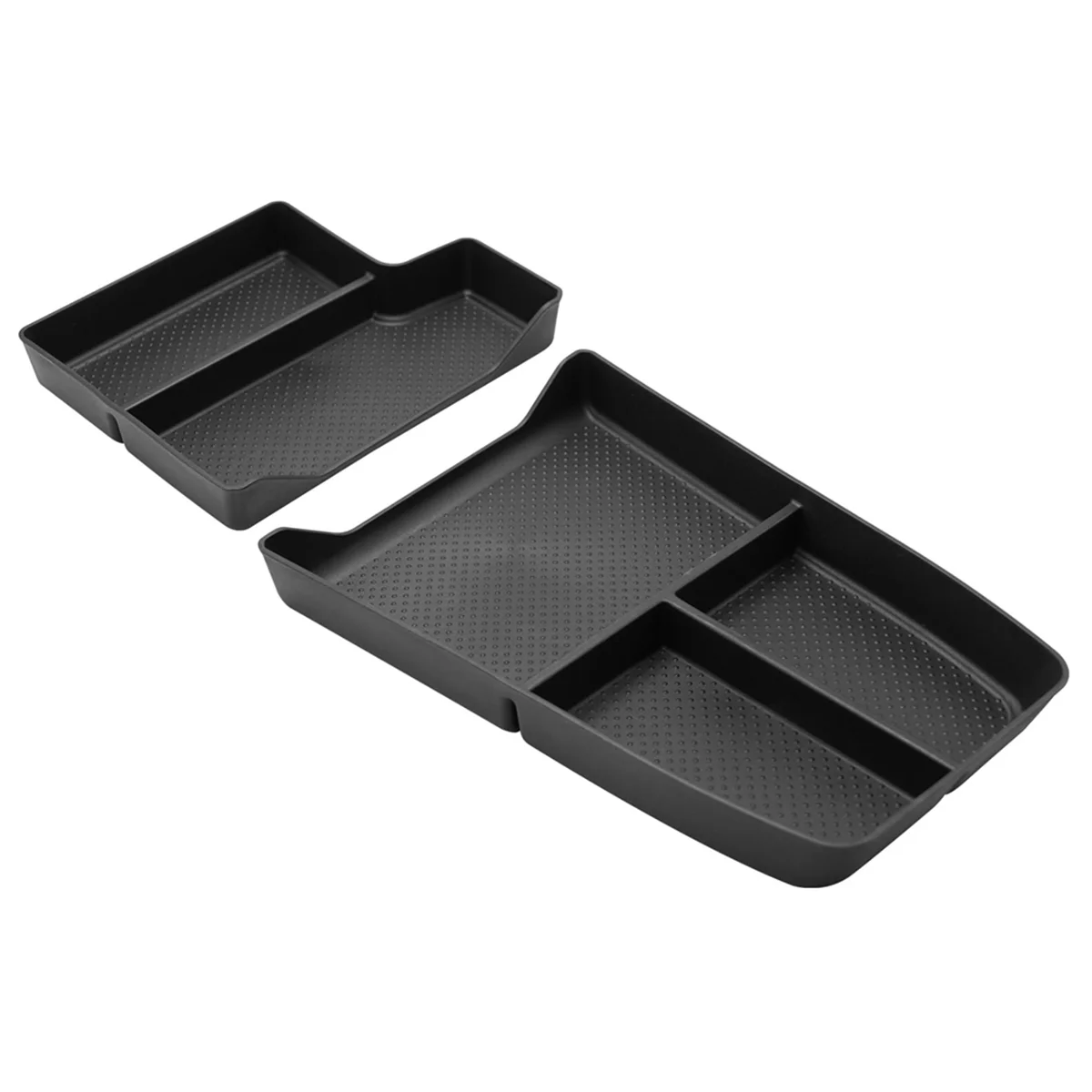 For BMW X1 U11 2023 2024 Center Console Lower Organizer Tray - Under Console Storage Box Accessories , 2PCS