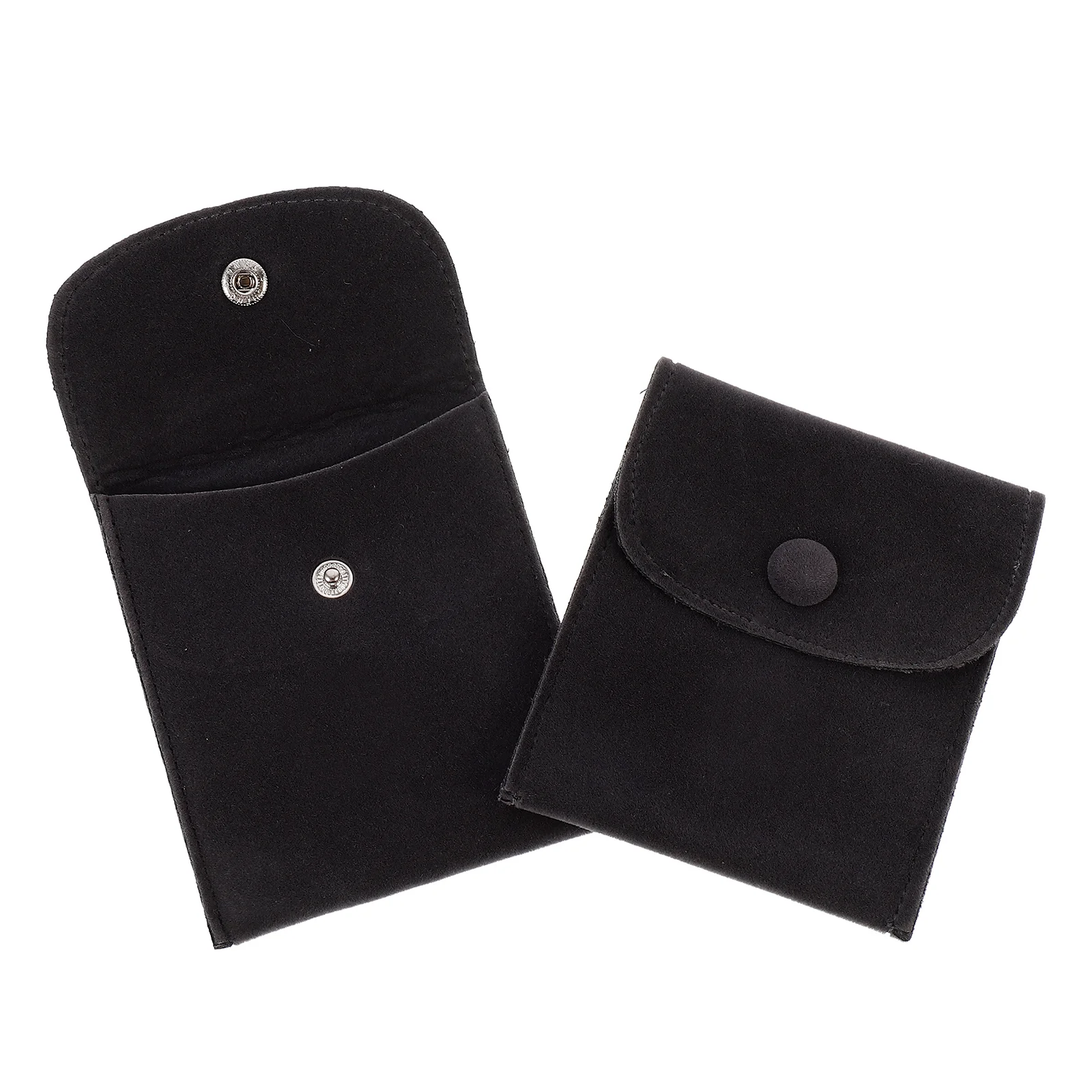 2 Pcs Watch Bracelet Storage Bag Snap Jewelry Purse Gift Packing Pouch Durable Cloth Material Wedding Party Use